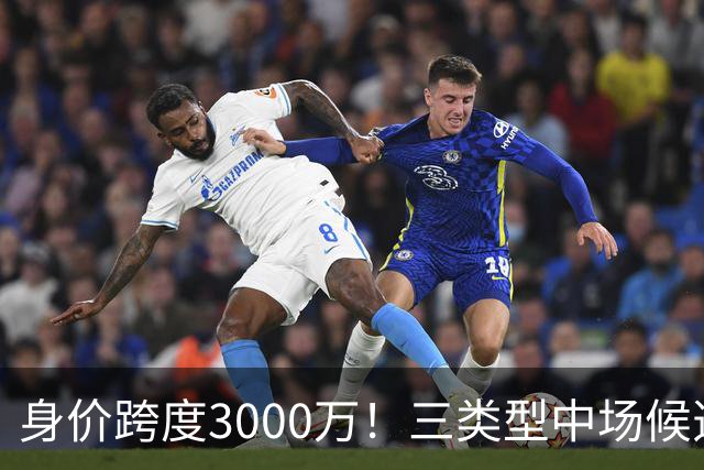 身价跨度3000万！三类型中场候选，阿森纳赌局藏夺冠伏笔?
